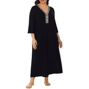 Kate Spade New York Flounce-Sleeve Long Caftan - L